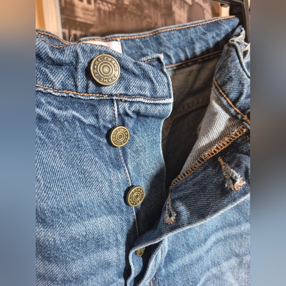 Frame Denim Blue Straight Leg Jeans - Picture 4 of 6